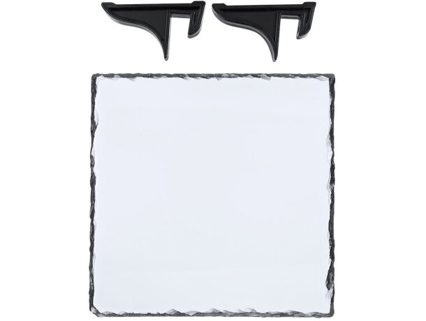 Placa de pizarra Heysi para sublimación 19x19 con soporte detalle 6