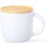 Taza original cerámica Zenara Blanco