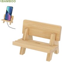 Soporte móvil bambú Hadam ajustable tres posiciones