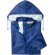 Impermeable con capucha ajustable azul barato