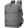 Mochila Hinkle de poliéster 420D con compartimentos acolchados Gris