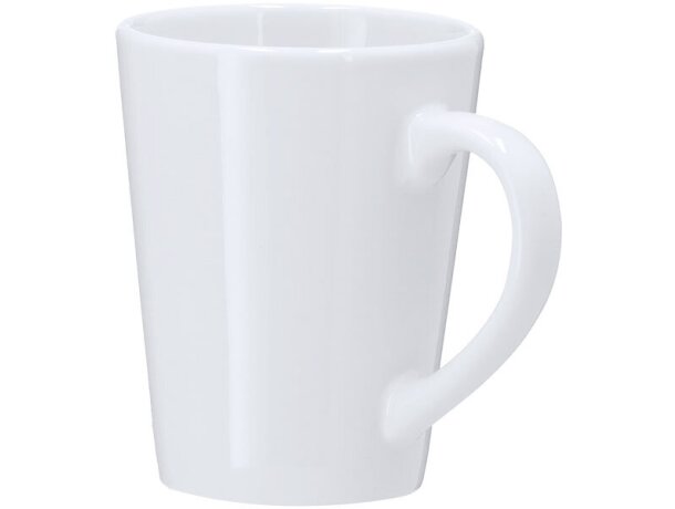 Taza cerámica Lidnar 230ml personalizable serigrafía blanca detalle 2