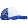 Gorra Zodak especial con frontal blanco para sublimación personalizada azul