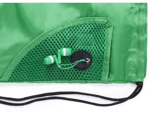 Mochila Fiter con cuerdas con bolsillo en esquina