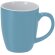 Taza cerámica Firanon 350ml con acabado brillante bicolor Azul claro