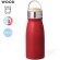 Bidón térmico acero publicitario madera asa 350ml azul