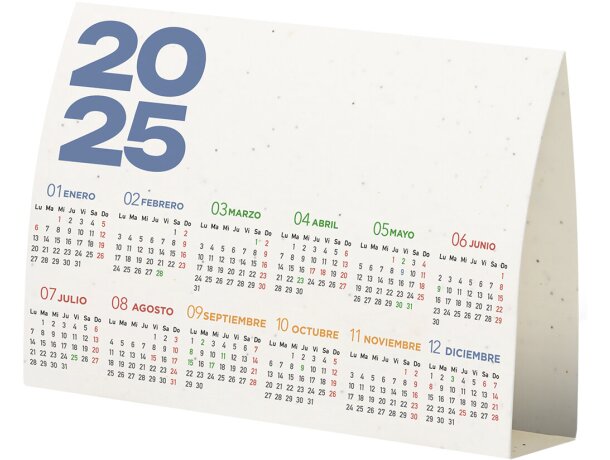 Calendario sobremesa semilla Koryo detalle 2