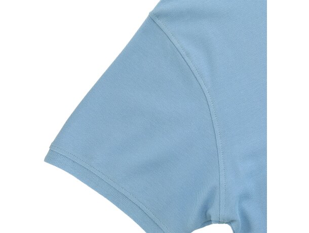 Polo mujer algodón piqué Charles manga corta personalizable detalle 5