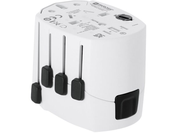 Adaptador viaje universal Skross Pro 3-Pole multirregión detalle 3