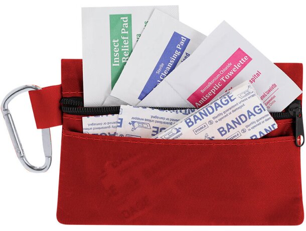 Kit emergencia Fredek con 14 accesorios y mosquetón metálico detalle 4