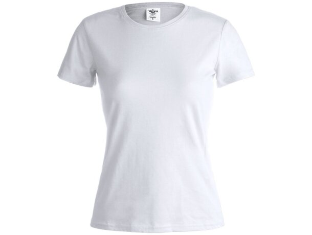 Camiseta Mujer Blanca "keya" 150 gr Blanca detalle 1