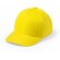 Gorra krox básica de poliéster en 5 paneles personalizado amarillo