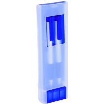 Estuche transparente de bolígrafo y portaminas