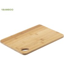 Tabla Varadek bambú natural con troquel colgado