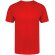 Camisetas manga corta grabadas algodón ring spun 160 g/m2 Seiyo Rojo