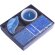 set de velas e incienso 3 aromas personalizado azul