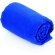 Toalla de microfibra de baño 72x138 cm en funda personalizada azul