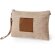Neceser de yute con cremallera laminado Tashi detalle 2