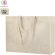 Bolsa ecológica personalizada poliéster sublimación natural resistente 50x36