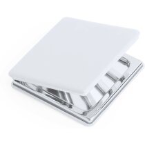 Espejo acabado polipiel personalizado blanco Espejo acabado polipiel personalizado blanco