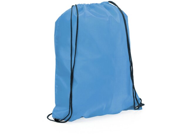 Mochila promocional para campañas de merchandising Azul Claro detalle 1