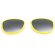 Lentes color negro con montura de colores amarilla barato
