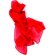 Foulard de viscosa personalizado rojo