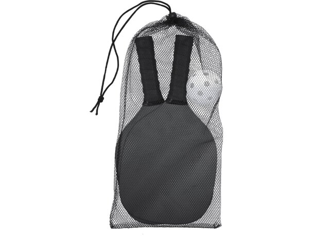 Palas pickle ball Wenop madera MDF con pelota y bolsa RPET detalle 4