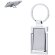 Llavero soporte smartphone Hibayon acabado metálico plateado detalle 1