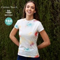 Camiseta Hearvin mujer diseño artístico paleta