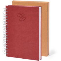 Agenda anillas personalizada PU B5 día página troquelada rígida 650g
