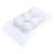 Set de bolas navideñas publicitario cristal metalizadas