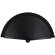 Abanico Beraty de poliéster 210D con varillas PP Negro