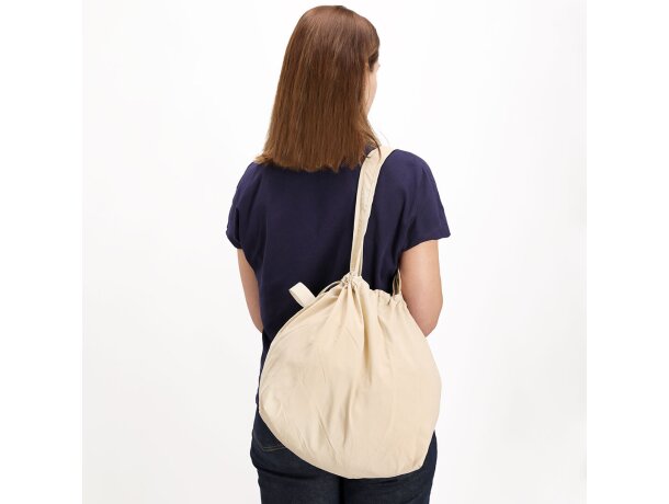 Bolsa Isidhor de nylon suave con cierre de cordón ajustable detalle 9