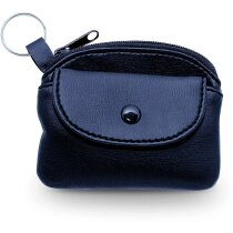 Monedero de piel con bolsillo y cremallera personalizado Monedero de piel con bolsillo y cremallera personalizado