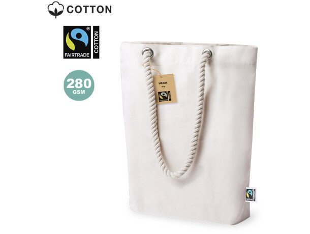 Bolsa Hexa Fairtrade detalle 1