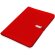 Carpeta de congresos con bloc y departamentos interiores personalizada roja
