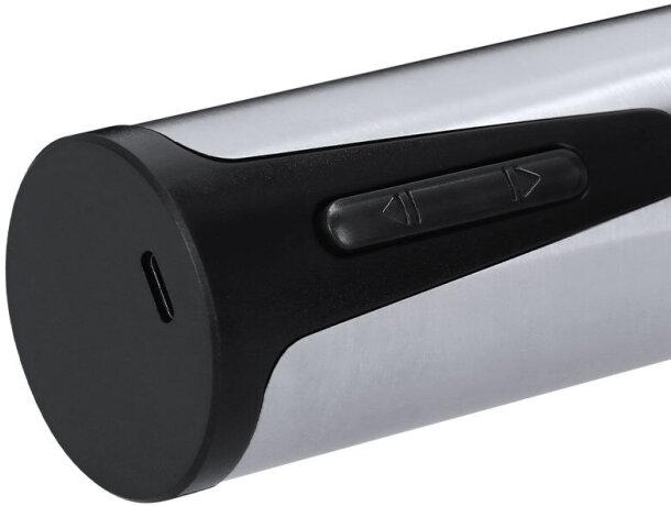 Sacacorchos eléctrico Rhone con batería recargable USB tipo C detalle 4