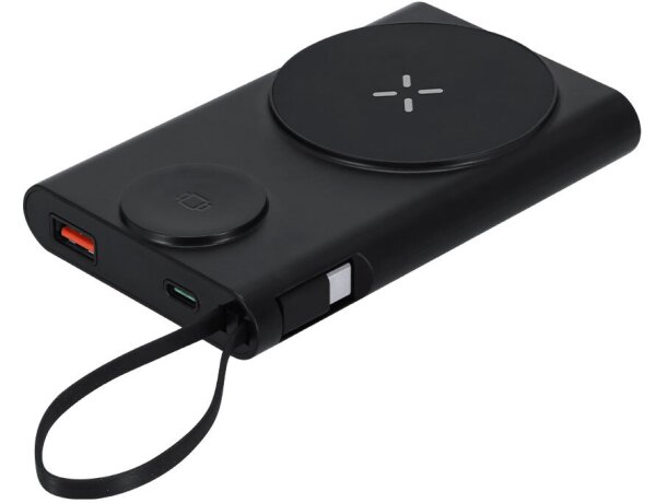 Power bank Barian 10000mah con carga inalámbrica y tecnología Qi detalle 5