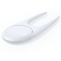 Divot metálico para golf personalizado blanco Divot metálico para golf personalizado blanco