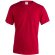 Camiseta Adulto keya Organic Color rojo