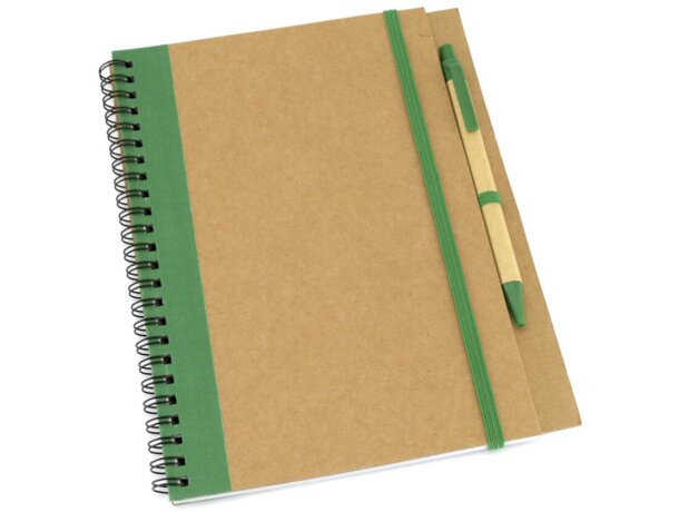 Libreta de cartón ecológico con goma barata