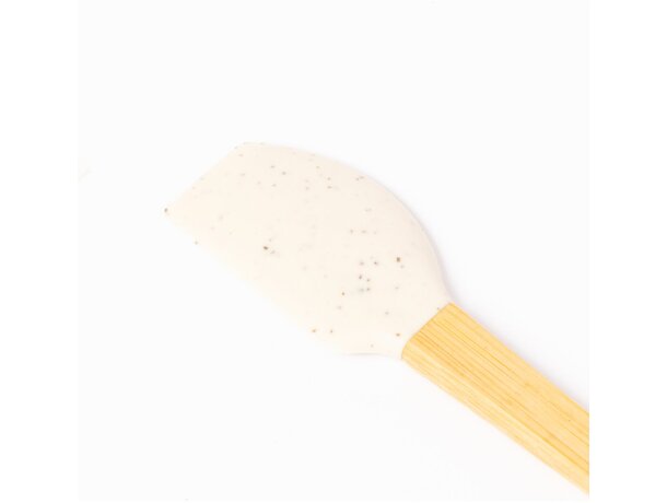 Paleta de cocina Aloria bambú y silicona sostenible detalle 3