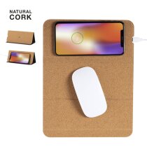Cargador inalámbrico con base corcho y antelina