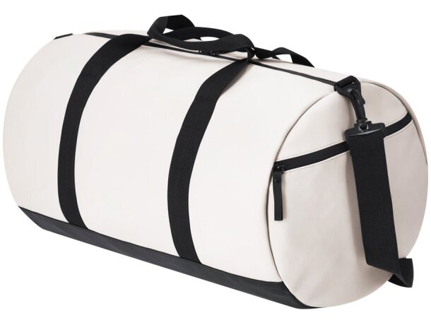 Bolso de viaje Sukar beige con cremallera y asa ajustable detalle 4
