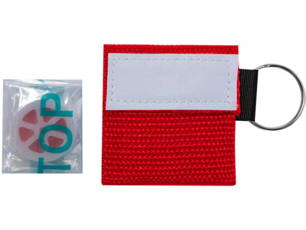 Llavero máscara CPR Ibanor con funda de poliéster 600D detalle 4