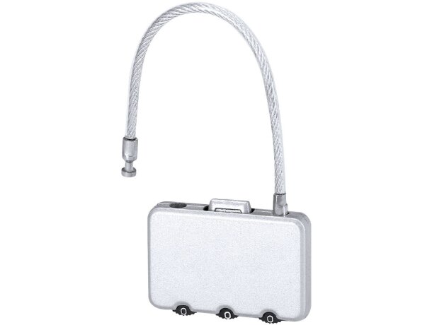 Candado de seguridad Konix con cable de acero y combinación detalle 3