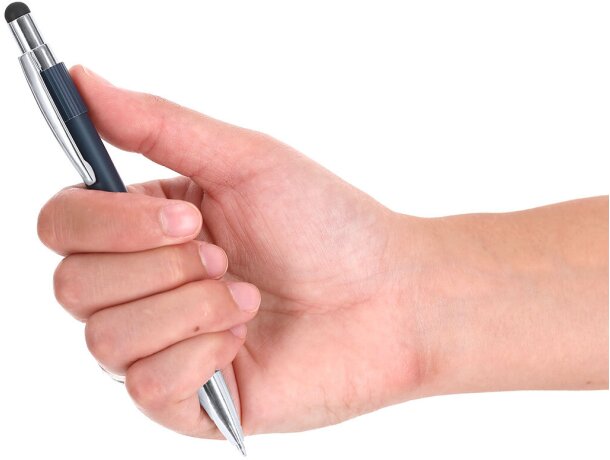 Bolígrafo puntero Turet con spinner antiestrés aluminio reciclado detalle 3