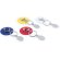 Llavero de colores de metal y silicona merchandising