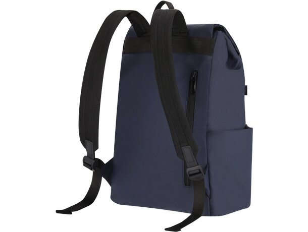 Mochila Salkey marino PU con compartimento acolchado portátil 15 detalle 4